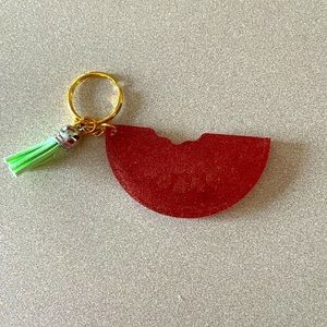 Handmade Watermelon Slice Keychain